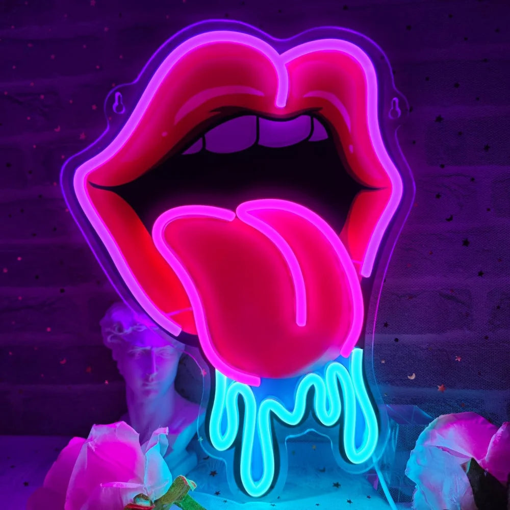 Big Mouth LED Neon Light