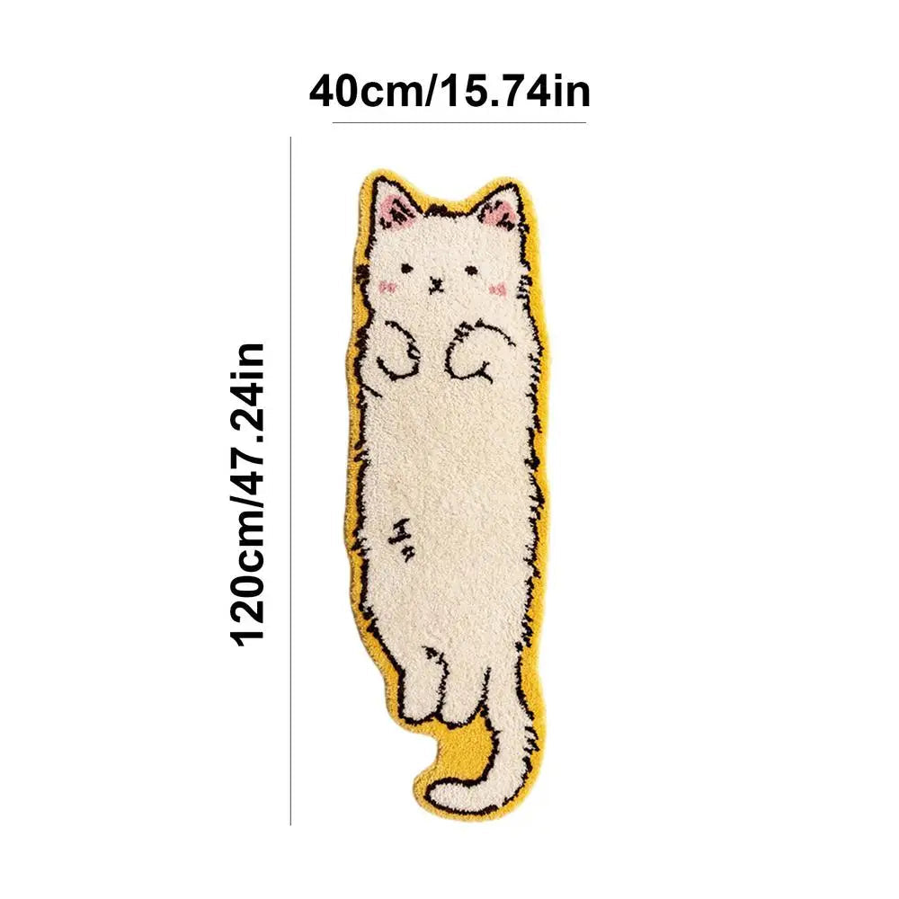 Kawaii Cat Bedside Rug