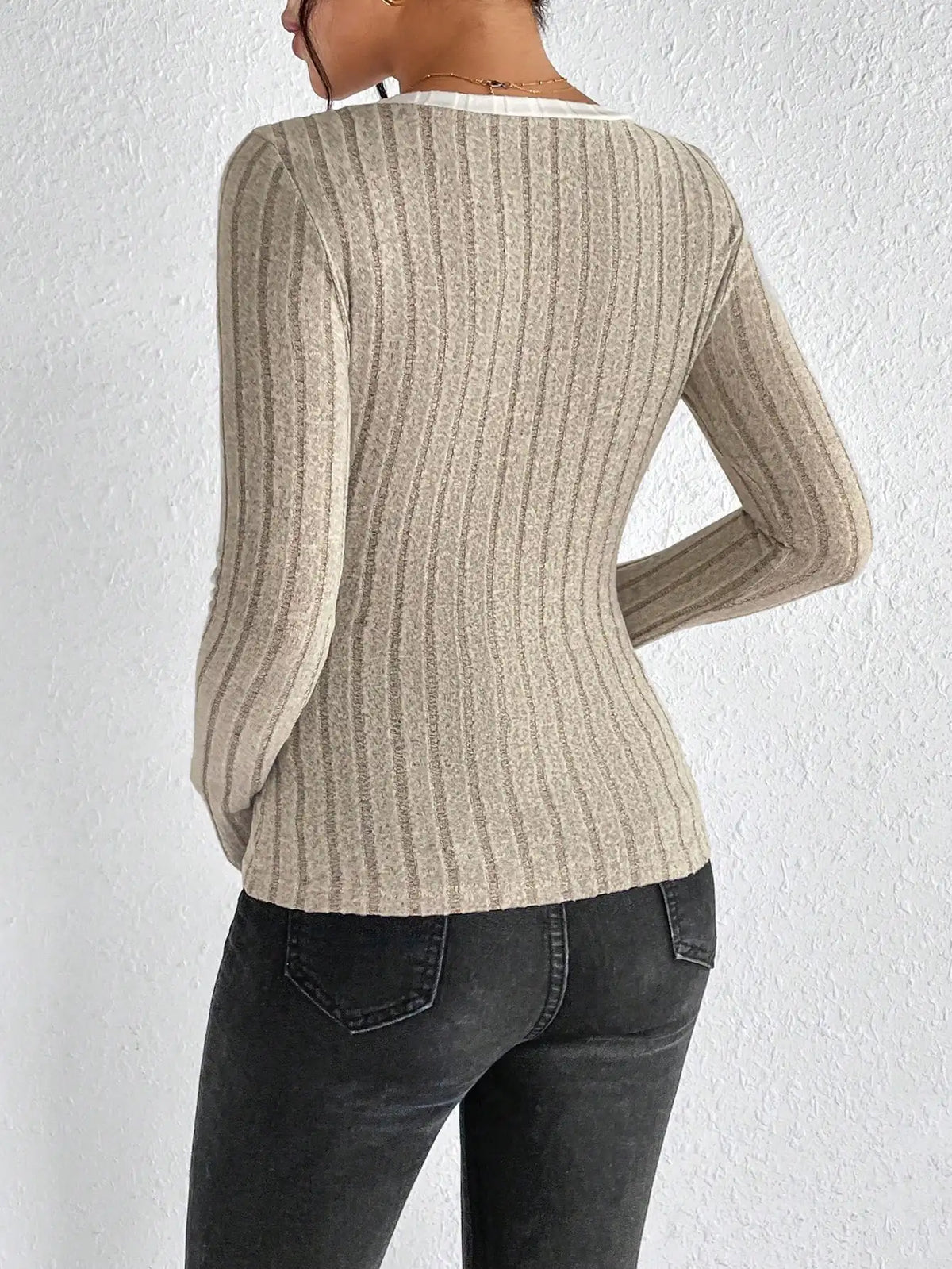 Chic Luxe V-Neck Top