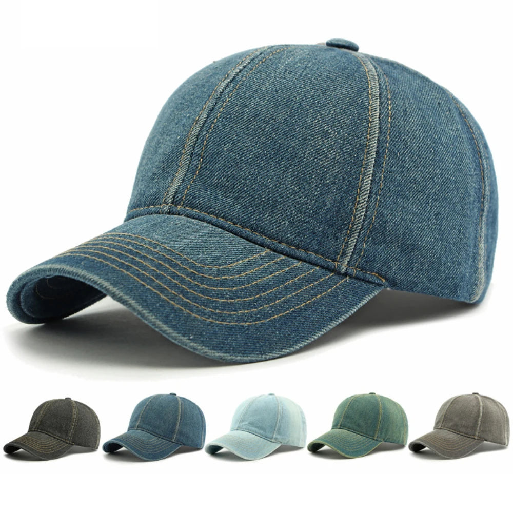 Retro Denim Cap