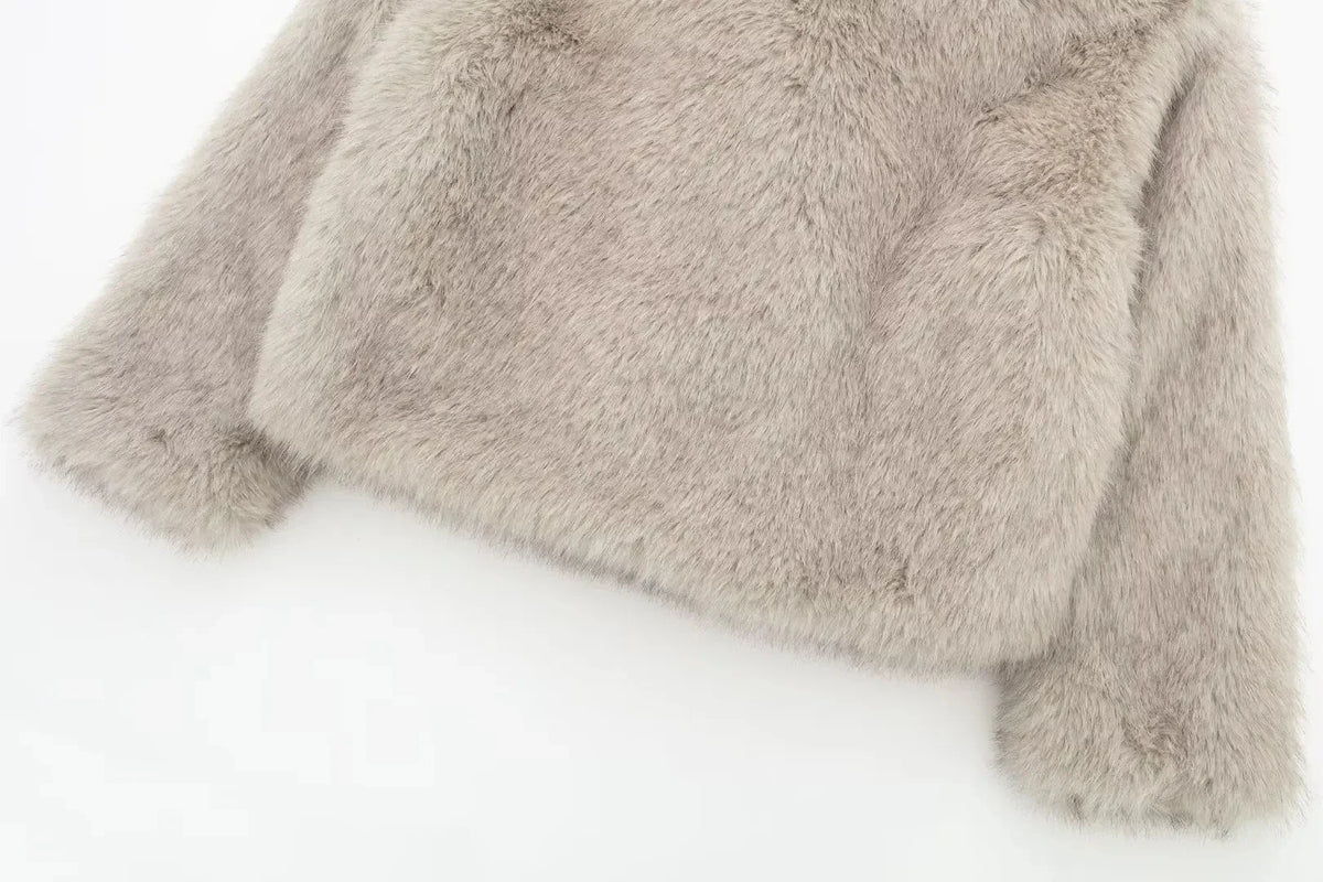 Ivory Chic Fur Jacket
