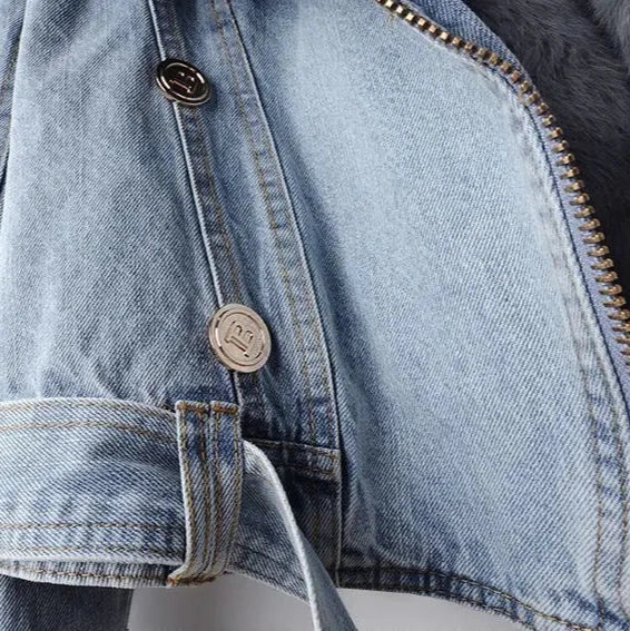 Arctic Fur Denim Jacket