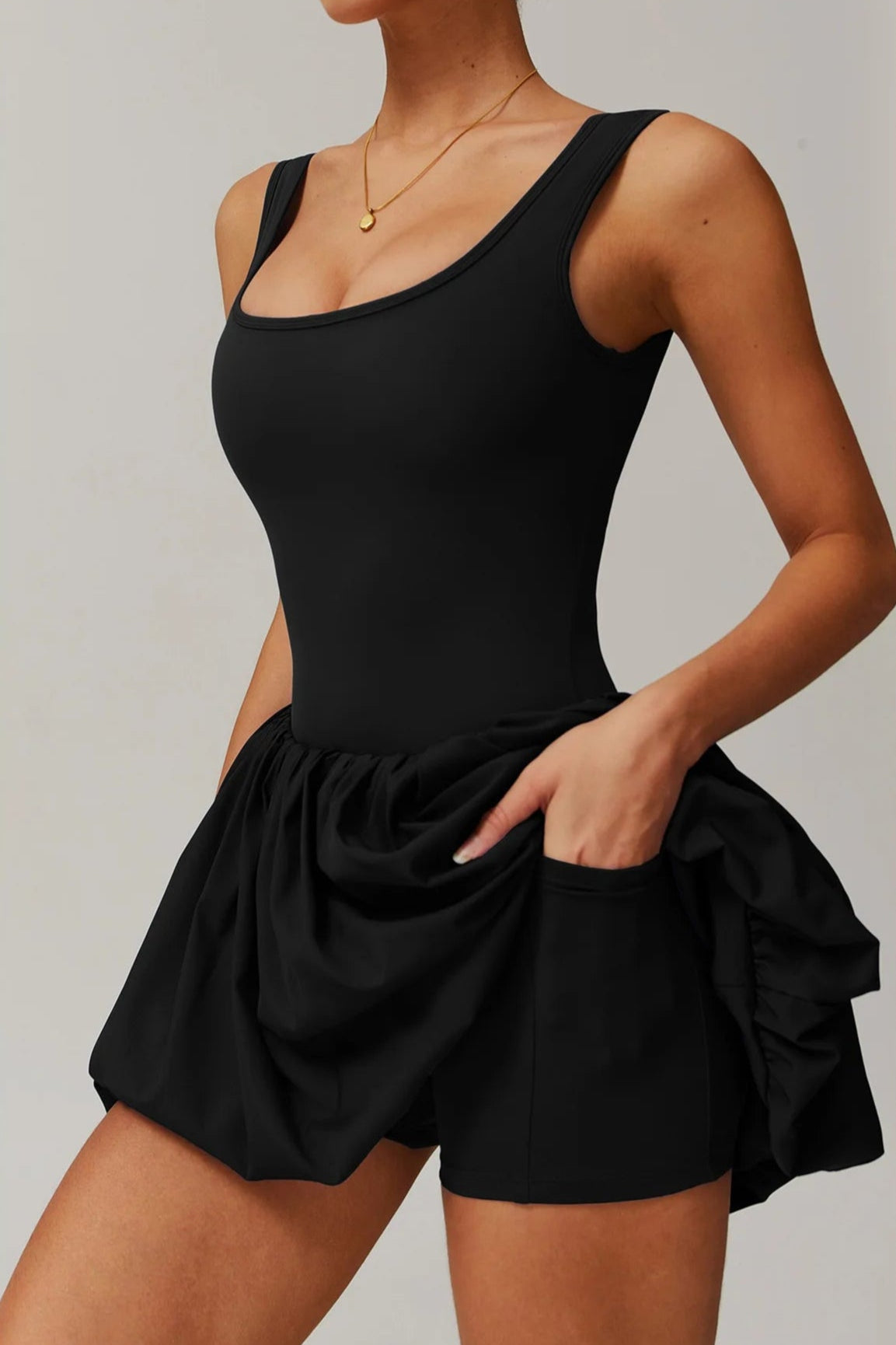 Celeste Athletic Romper