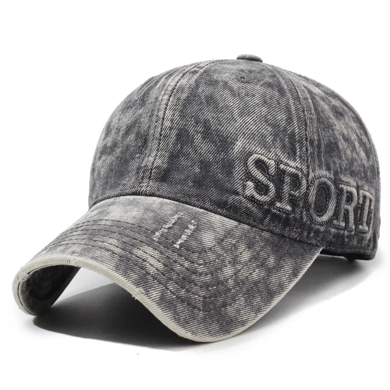 Retro Denim Sports Cap