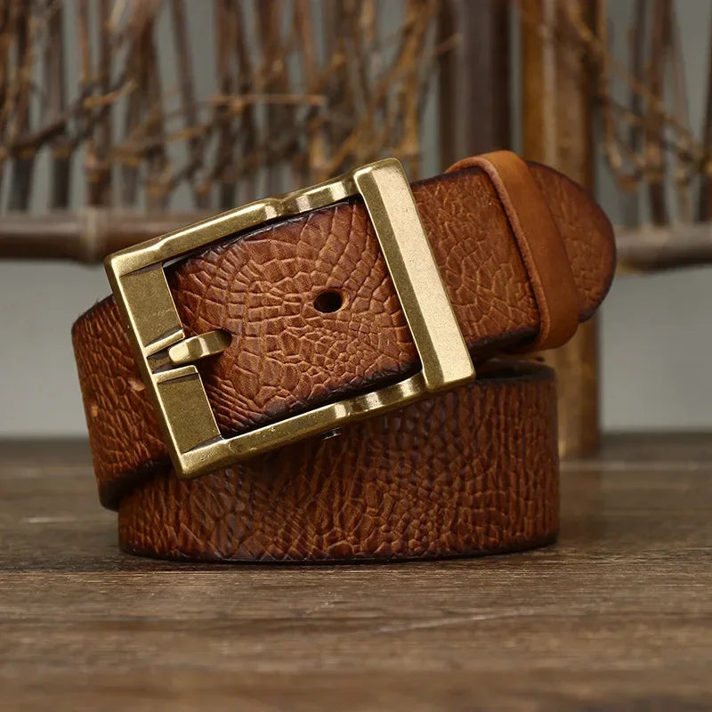 Genuine Cowhide Casual Belt