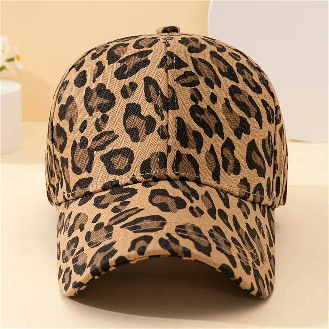 Leopard Belle Cap