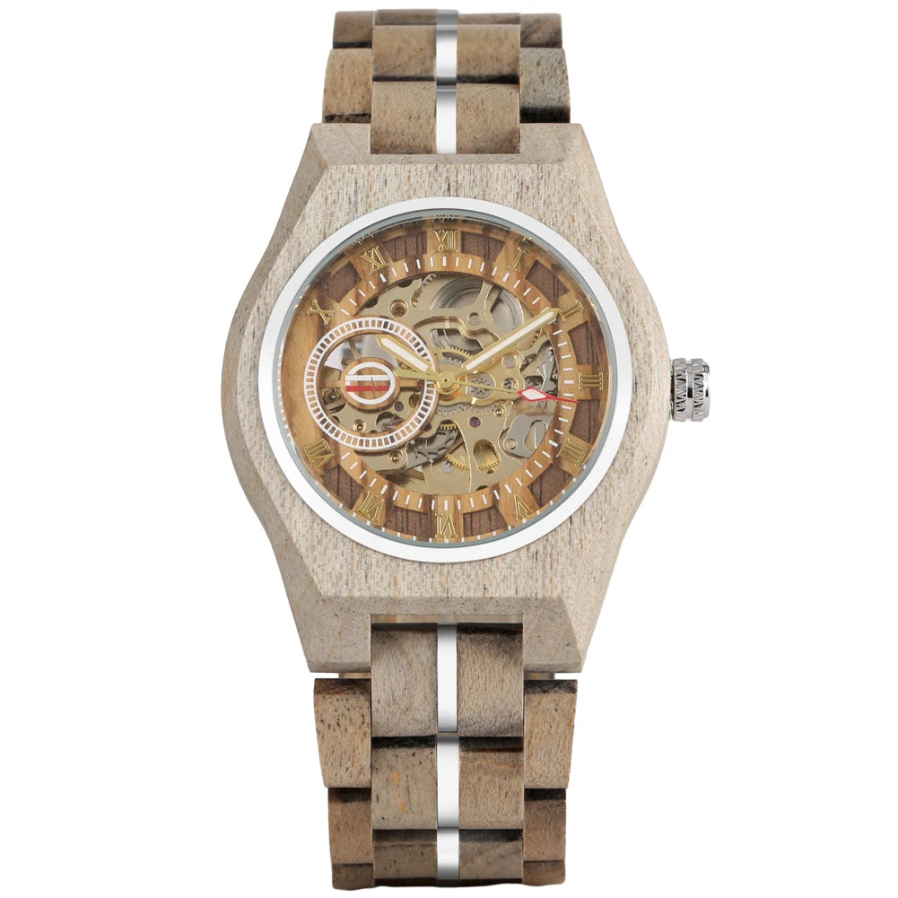 Vintage Timber Timepiece