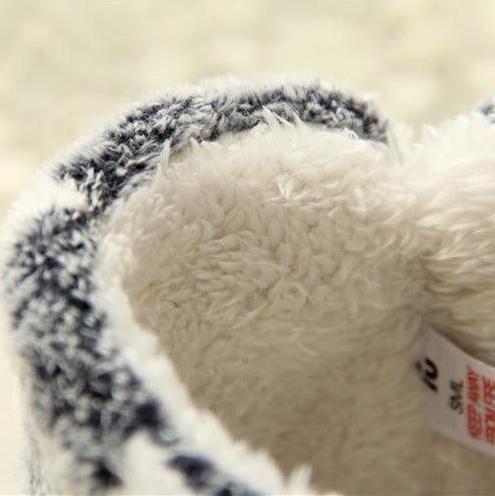 Winter Star Cozy Plush Slippers