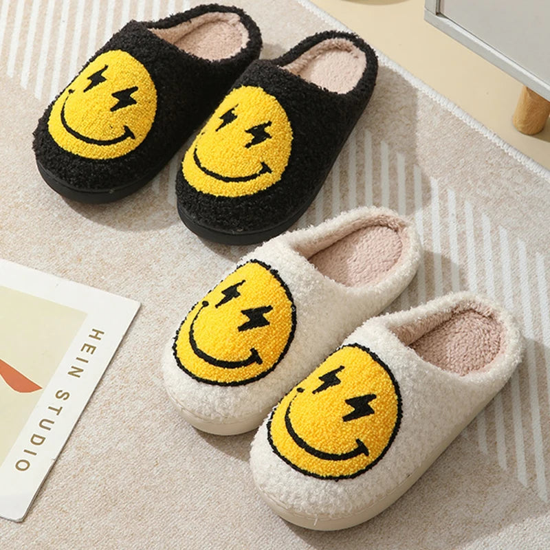 Cozy Lighting Emoji Slippers