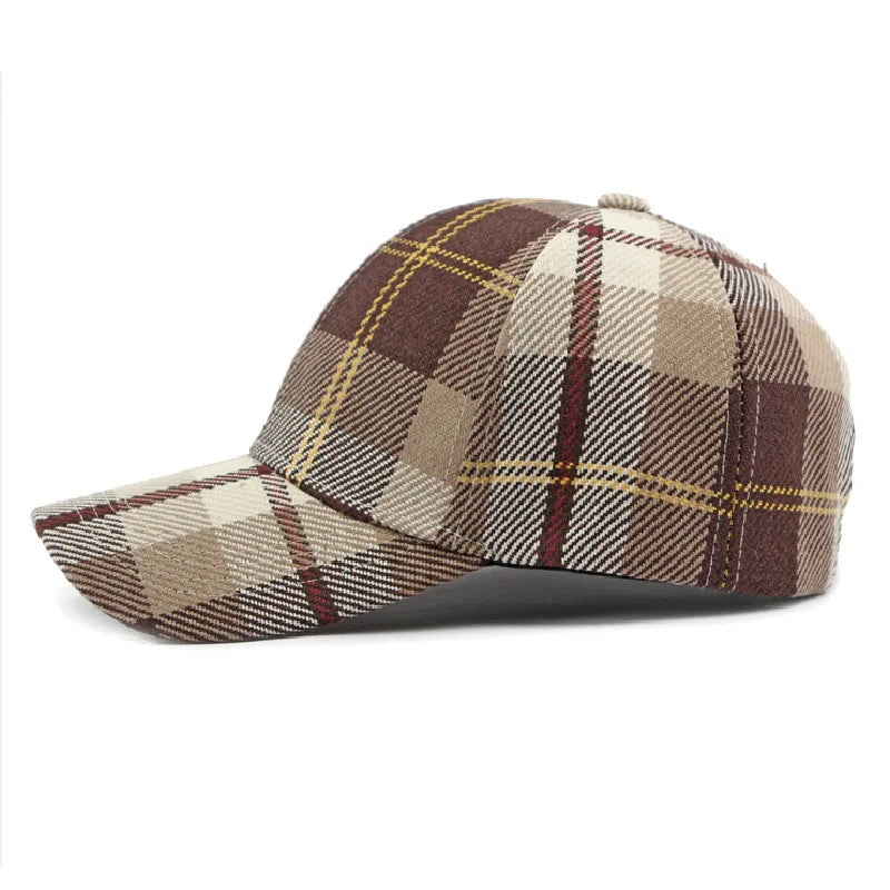 Plaid Point Cap