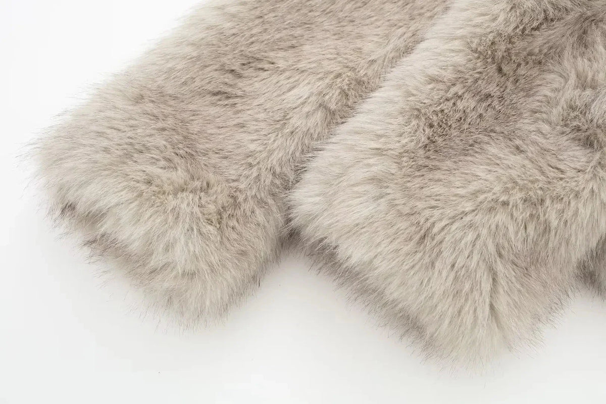 Ivory Chic Fur Jacket