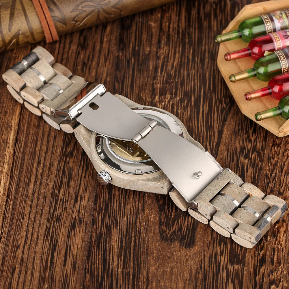Vintage Timber Timepiece