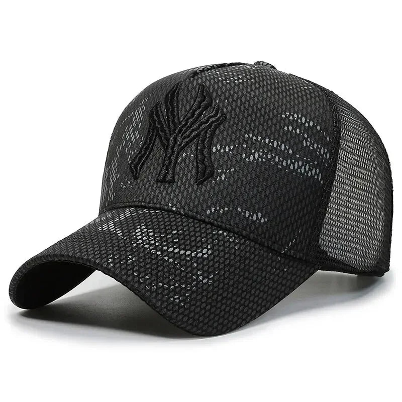 Black Camo Mesh Cap