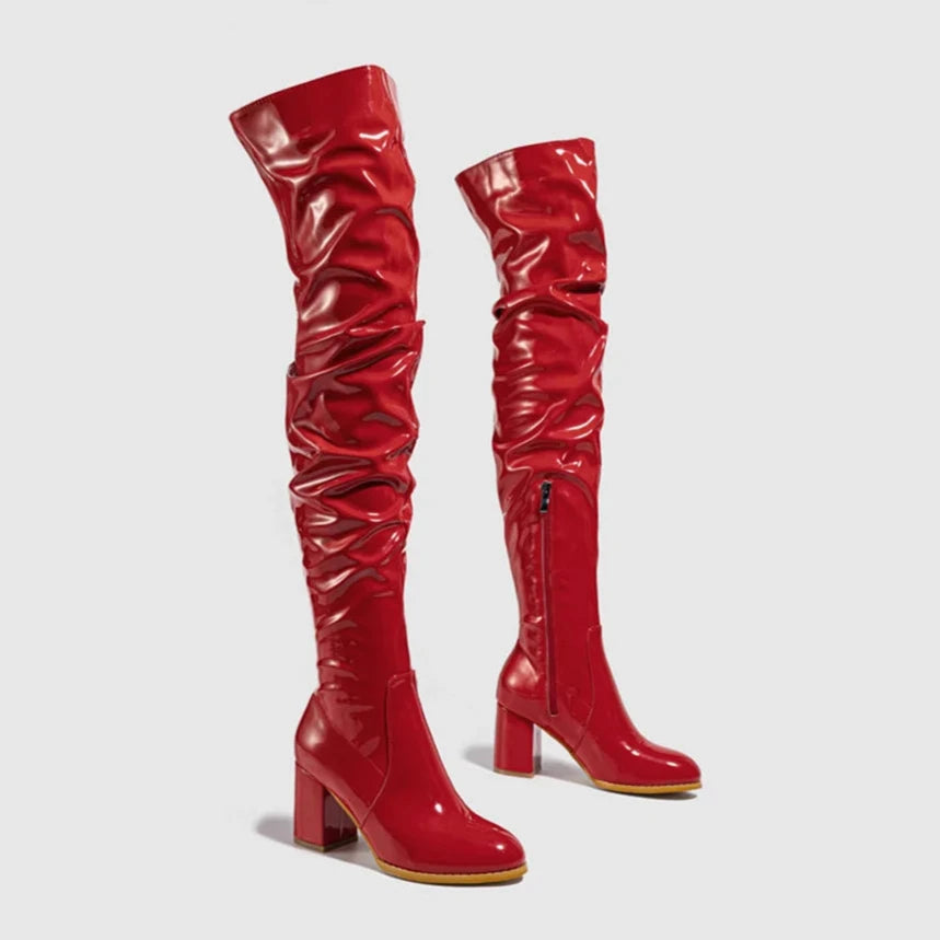 Rebel Rider Leather Boots