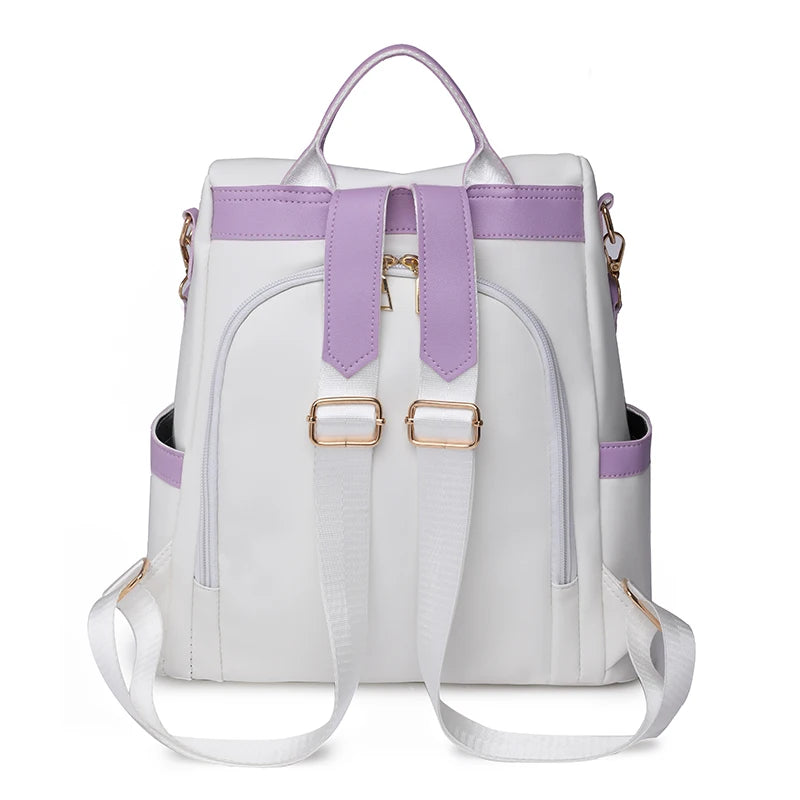 Chic Colorblock Backpack
