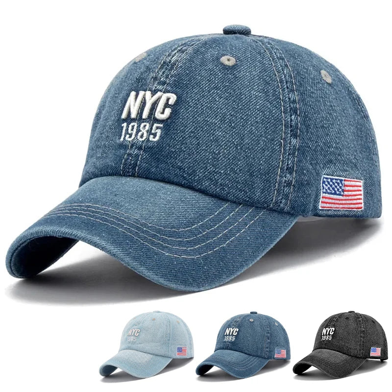 NYC 1985 Denim Cap