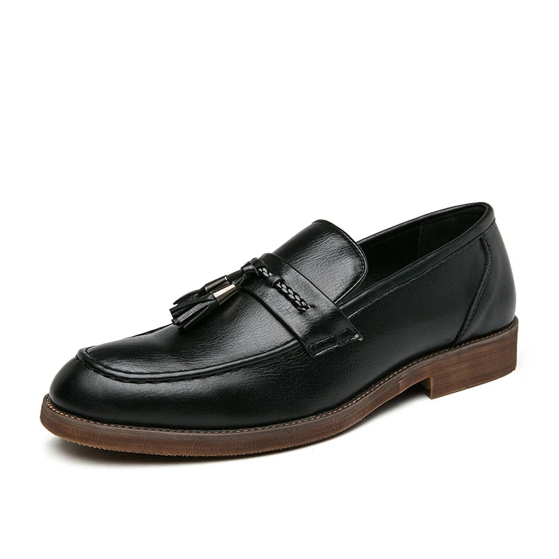 Classic Split Leather Loafers