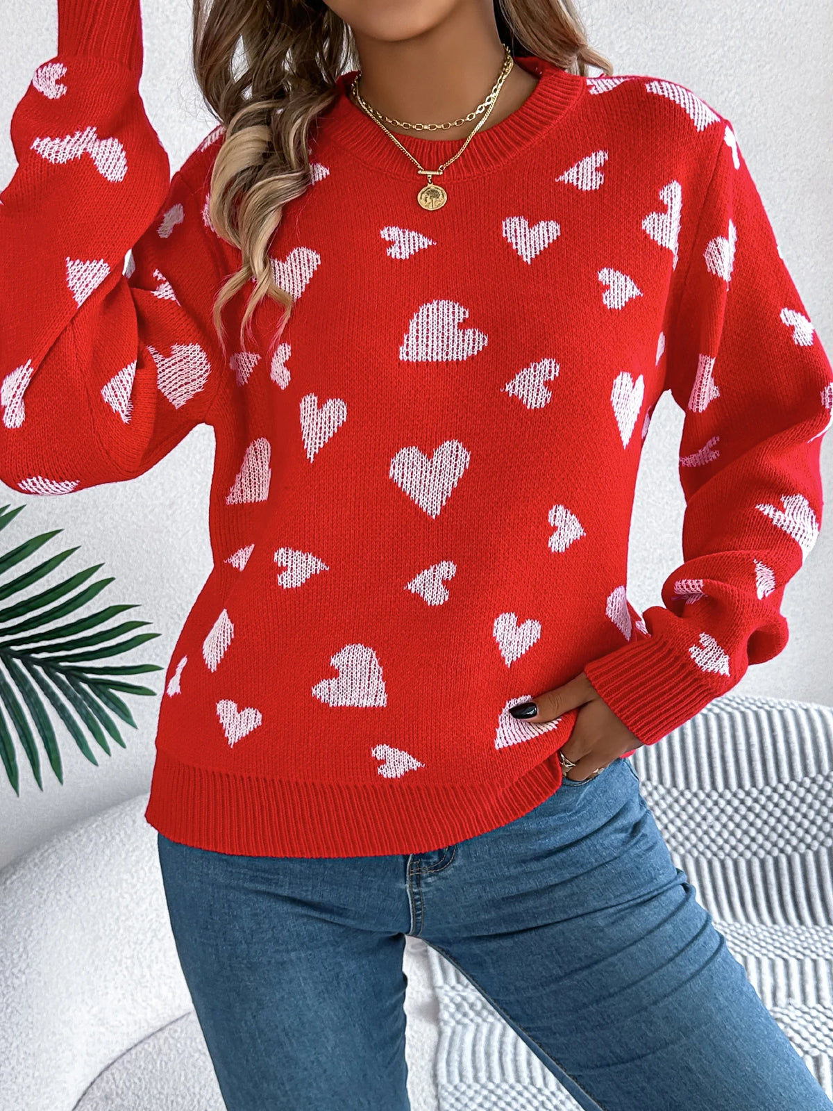 Heart Love Knit Sweater