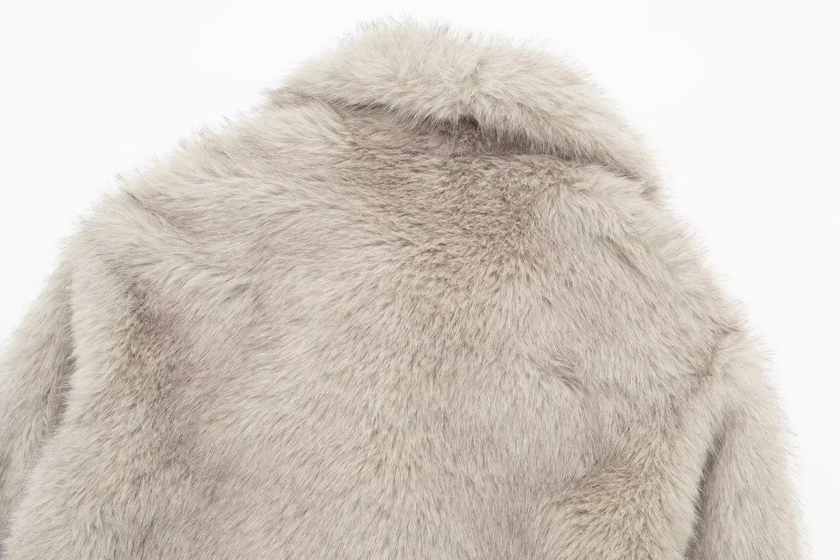 Ivory Chic Fur Jacket