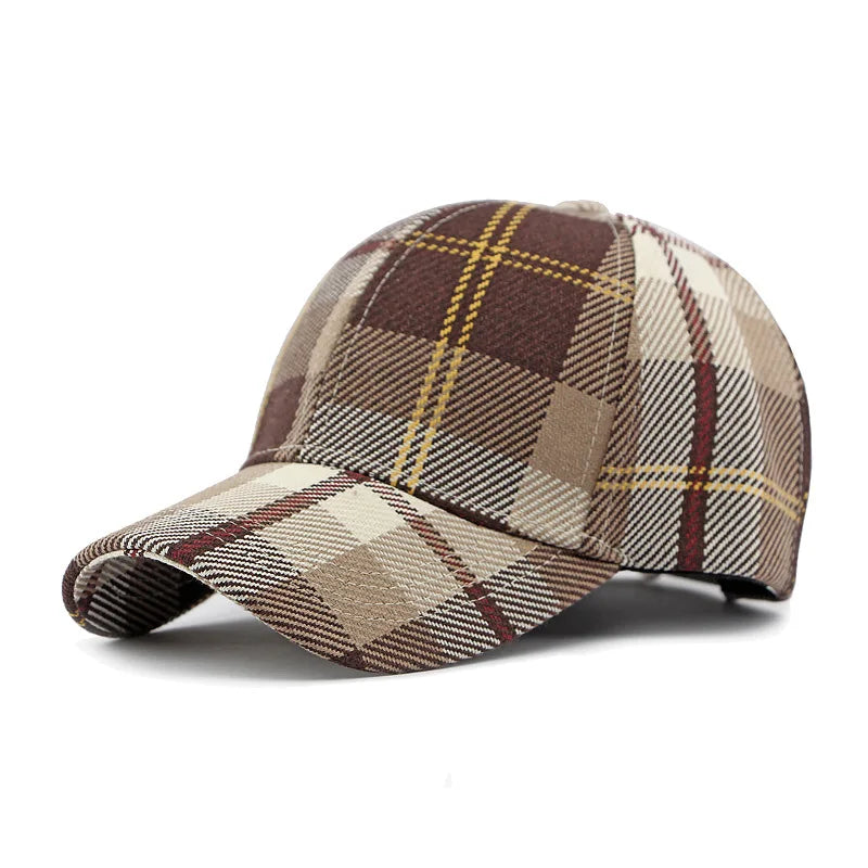 Plaid Point Cap