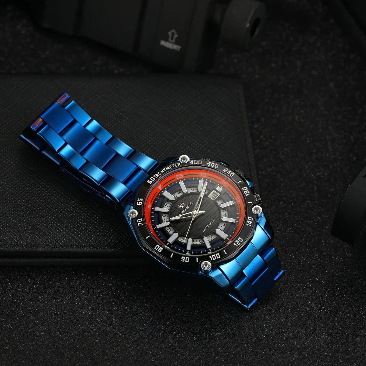 Phantom Steel Automatic Skeleton Watch