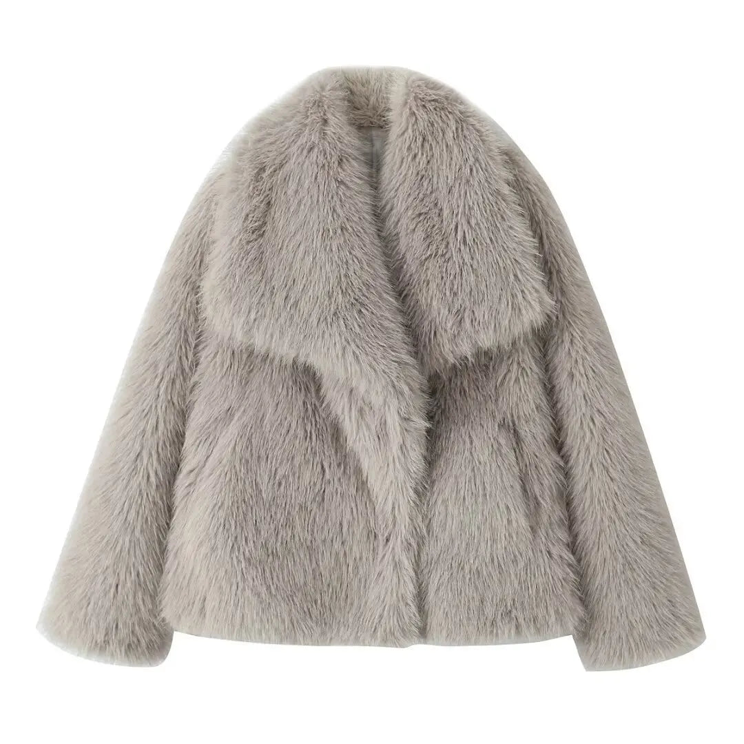Ivory Chic Fur Jacket