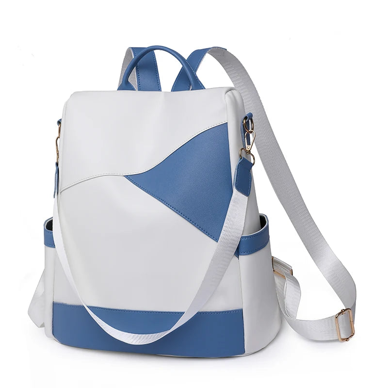 Chic Colorblock Backpack