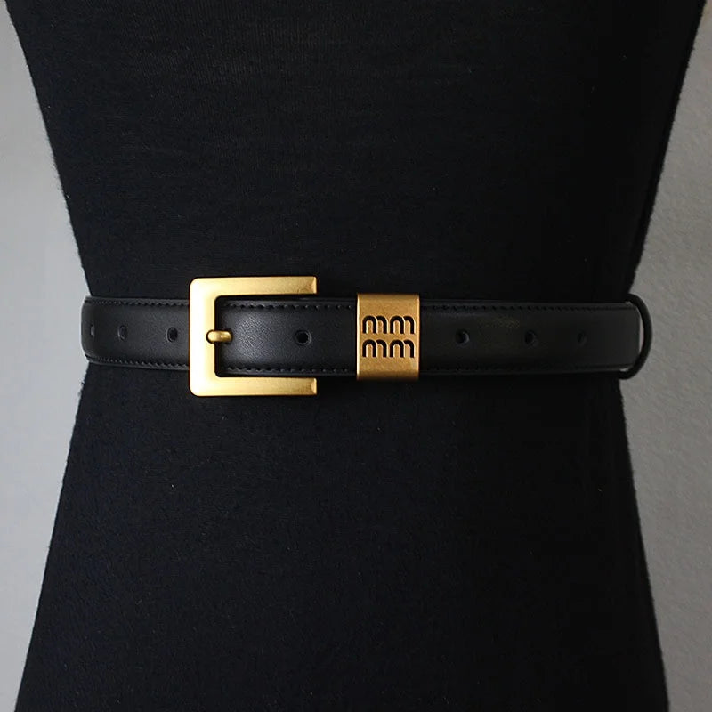 Sable Form Leather Belt