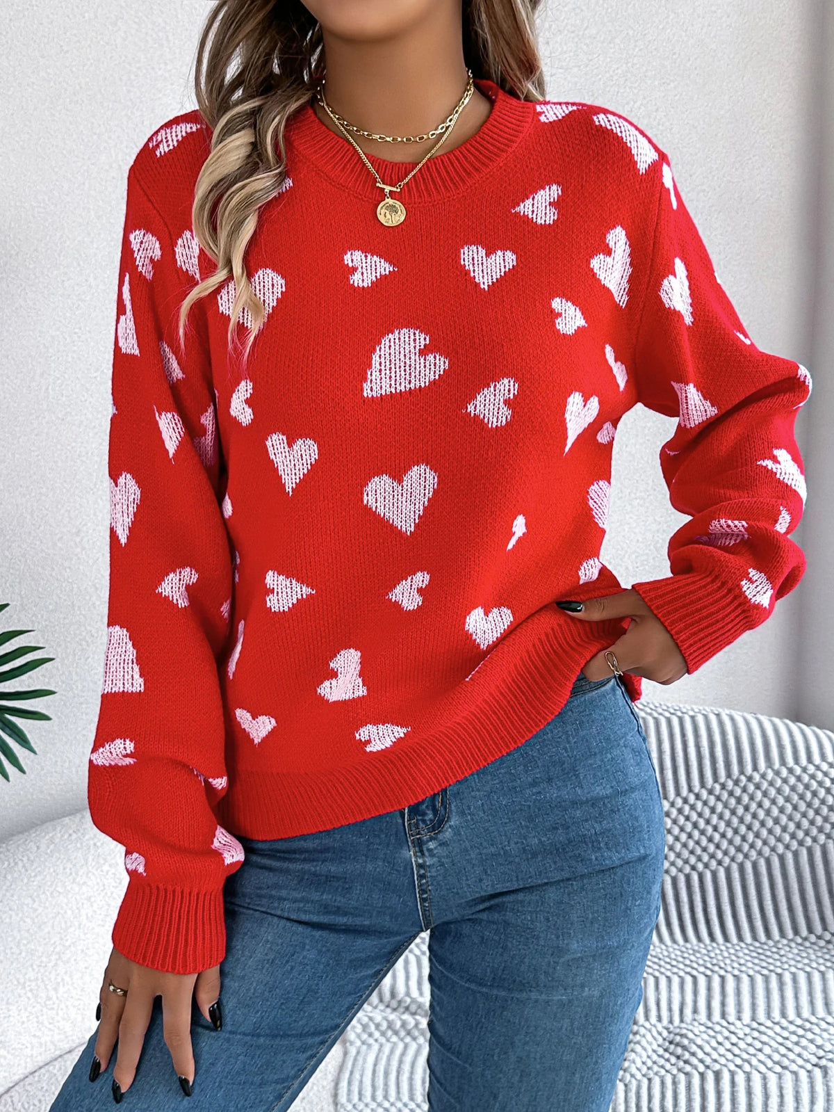 Heart Love Knit Sweater