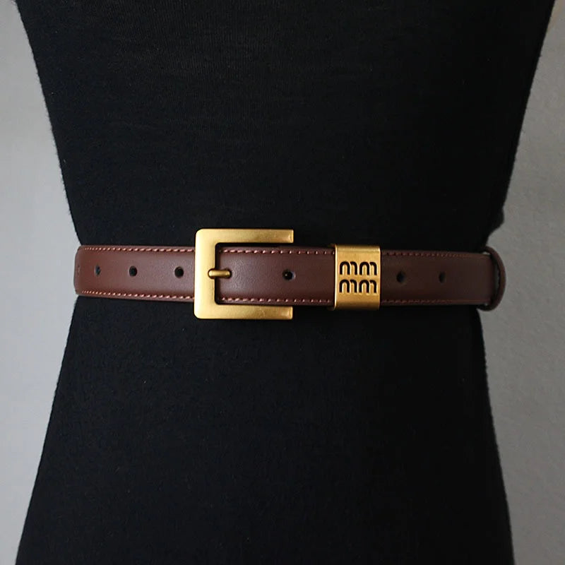 Sable Form Leather Belt