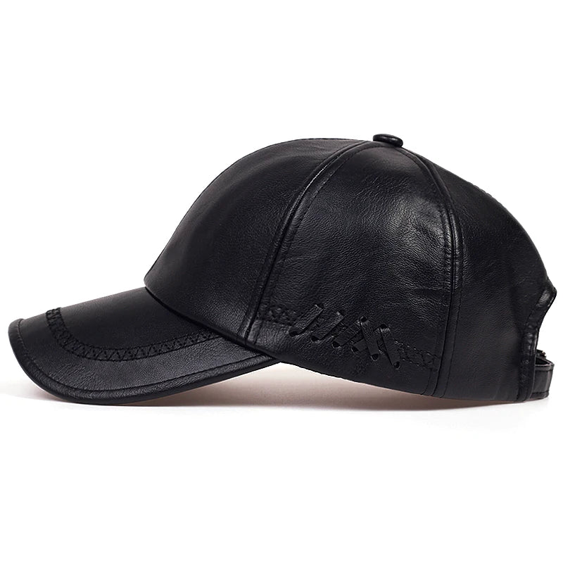 All-Season Leather Cap