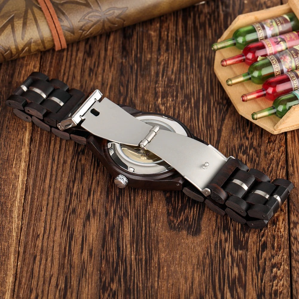 Vintage Timber Timepiece