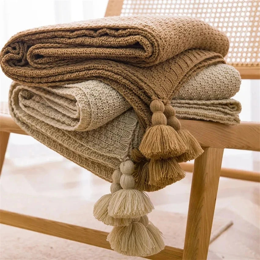 Nordic Cozy Knit Blanket