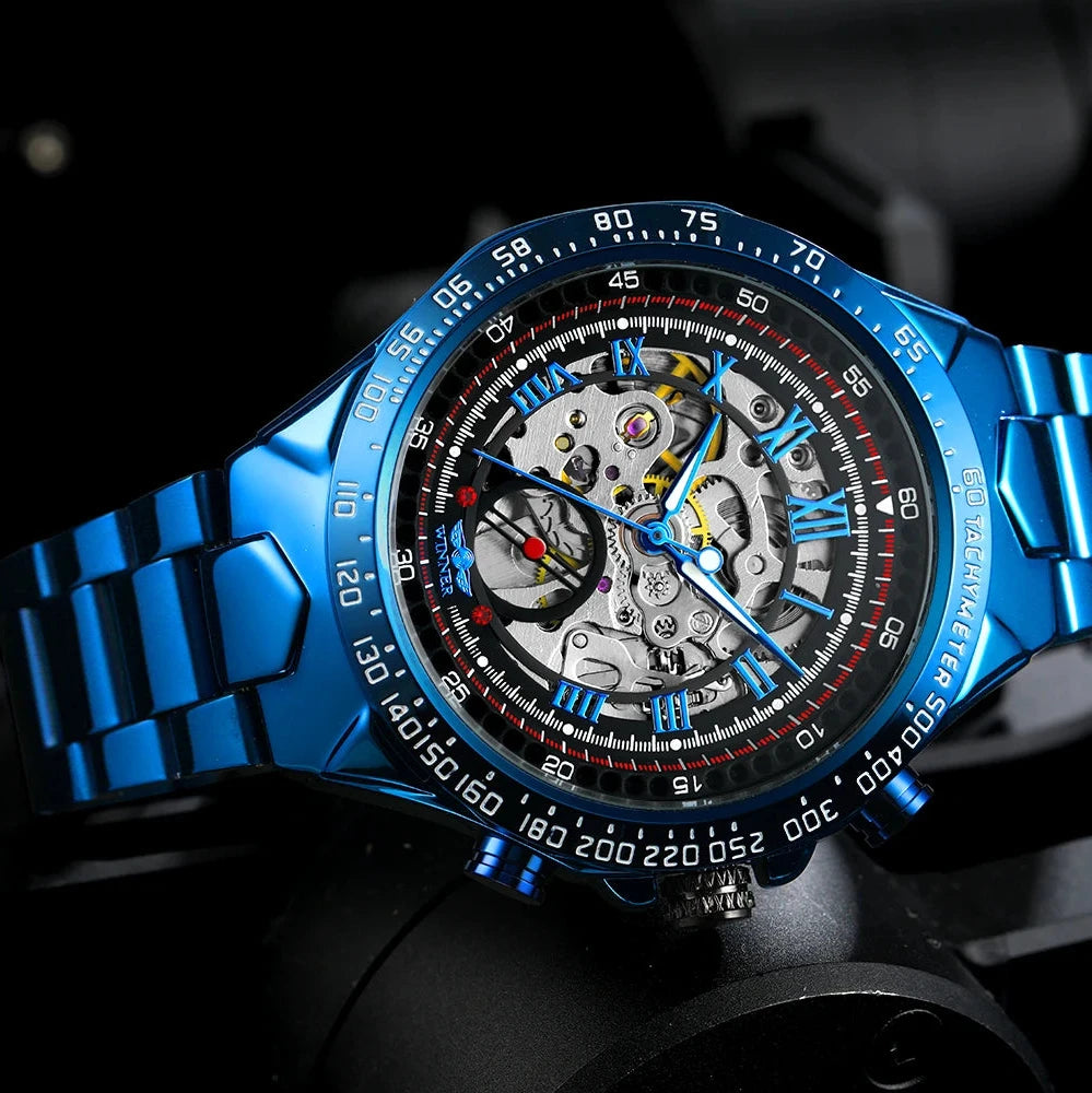 Blue Vortex Automatik Chrono