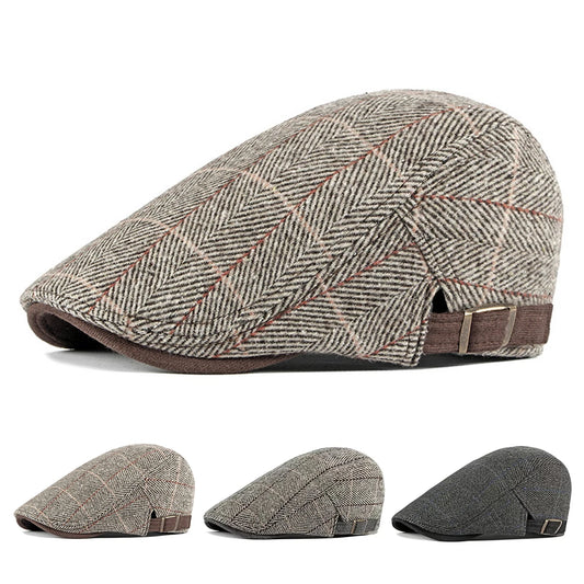Oxford Grid Plaid Cap