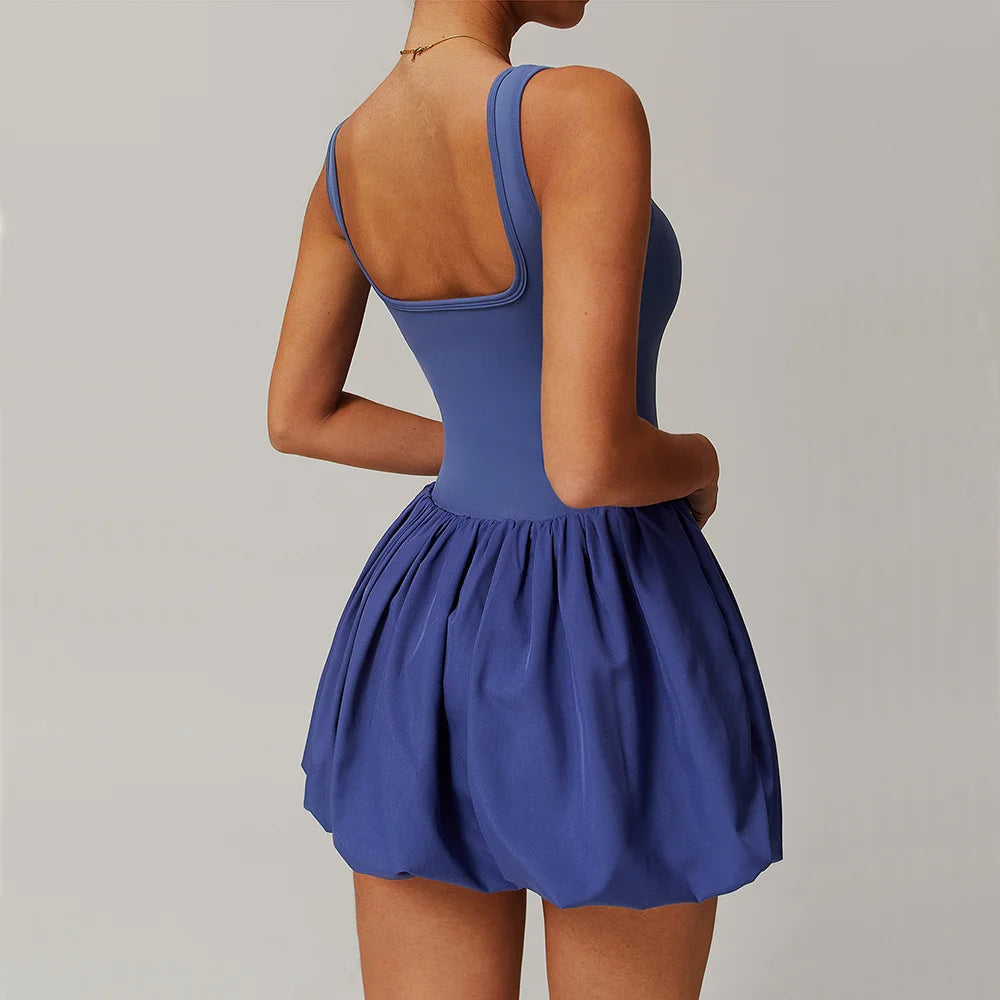 Celeste Athletic Romper
