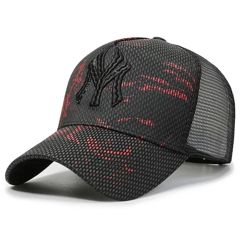 Black Camo Mesh Cap