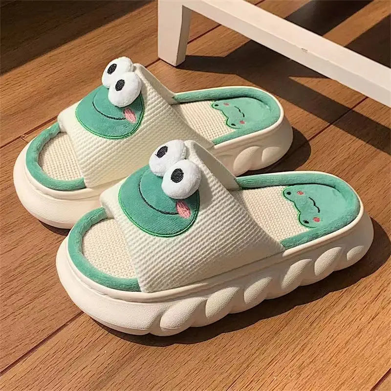 Cozy Frog Slippers