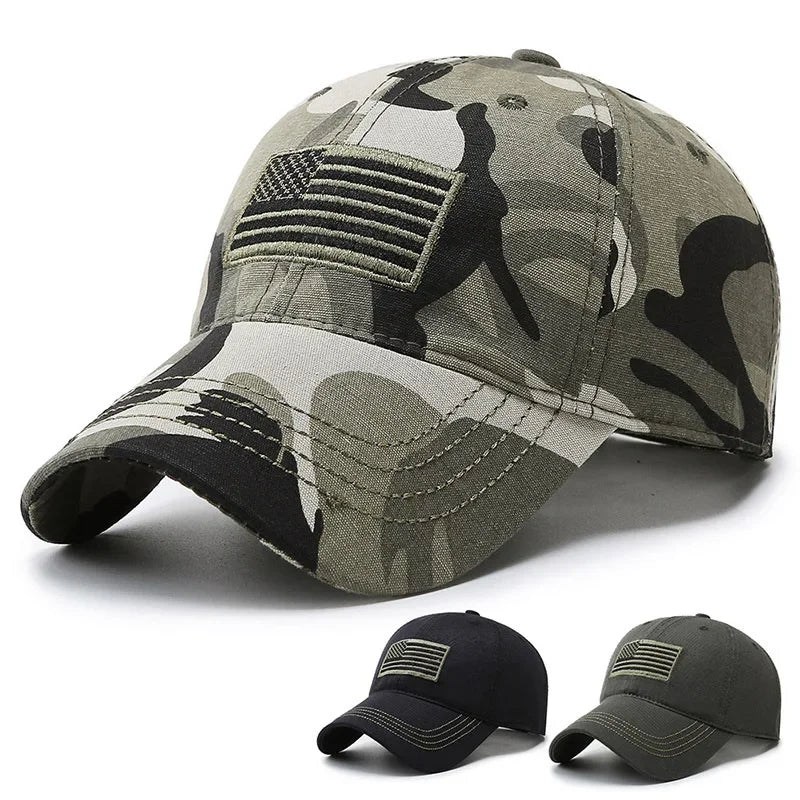 Stealth Camo Flag Cap