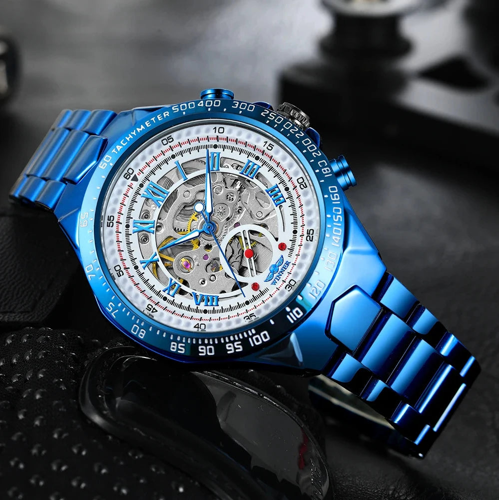 Blue Vortex Automatik Chrono