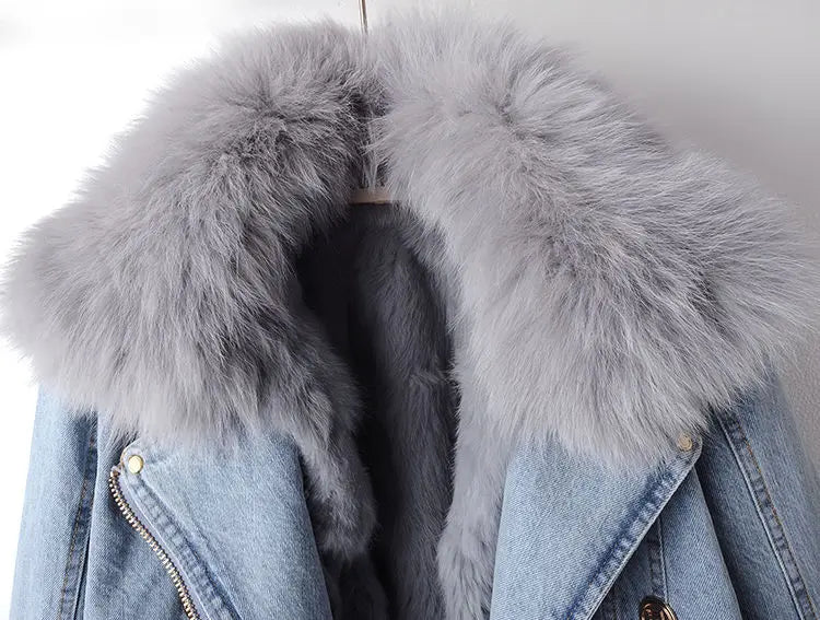 Arctic Fur Denim Jacket