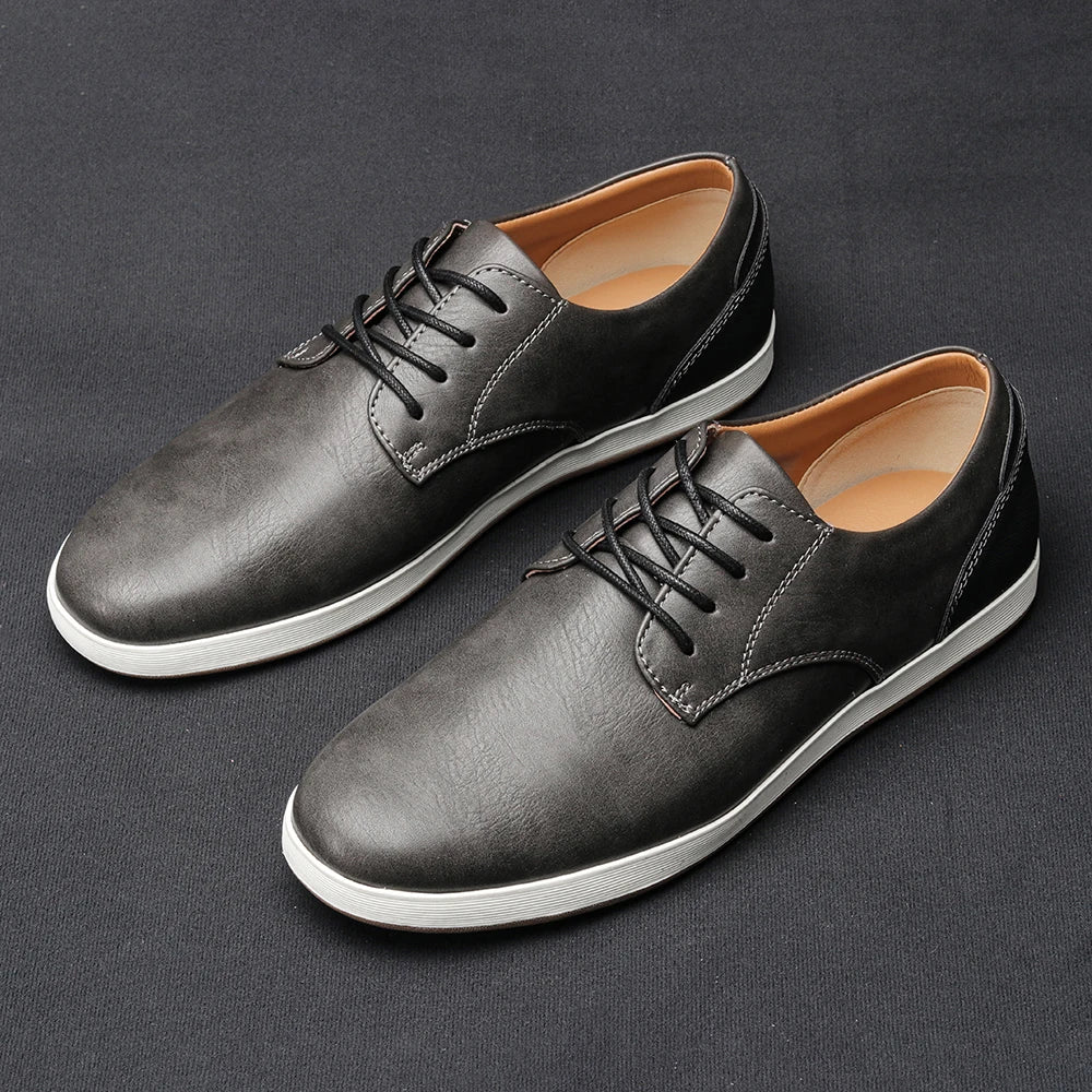 Classic Lace-Up Casual Shoes