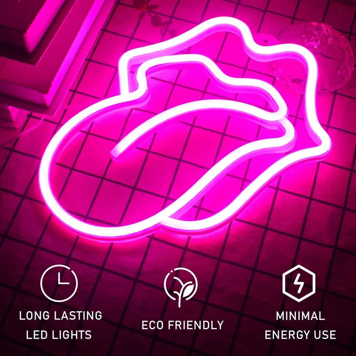FAT LIP LED Neon Light