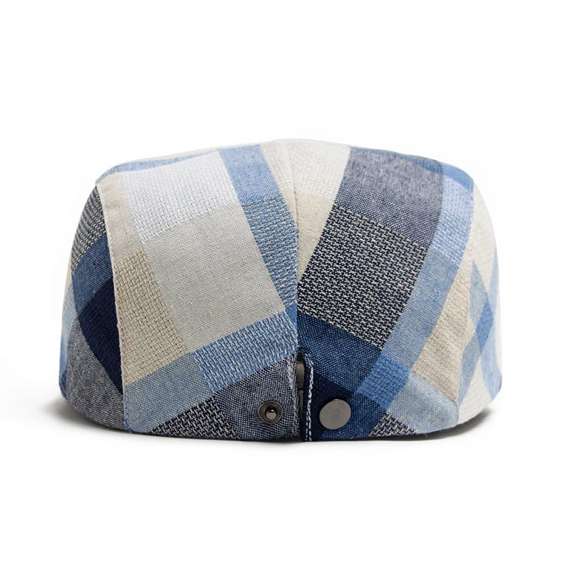 Classic Plaid Beret Cap