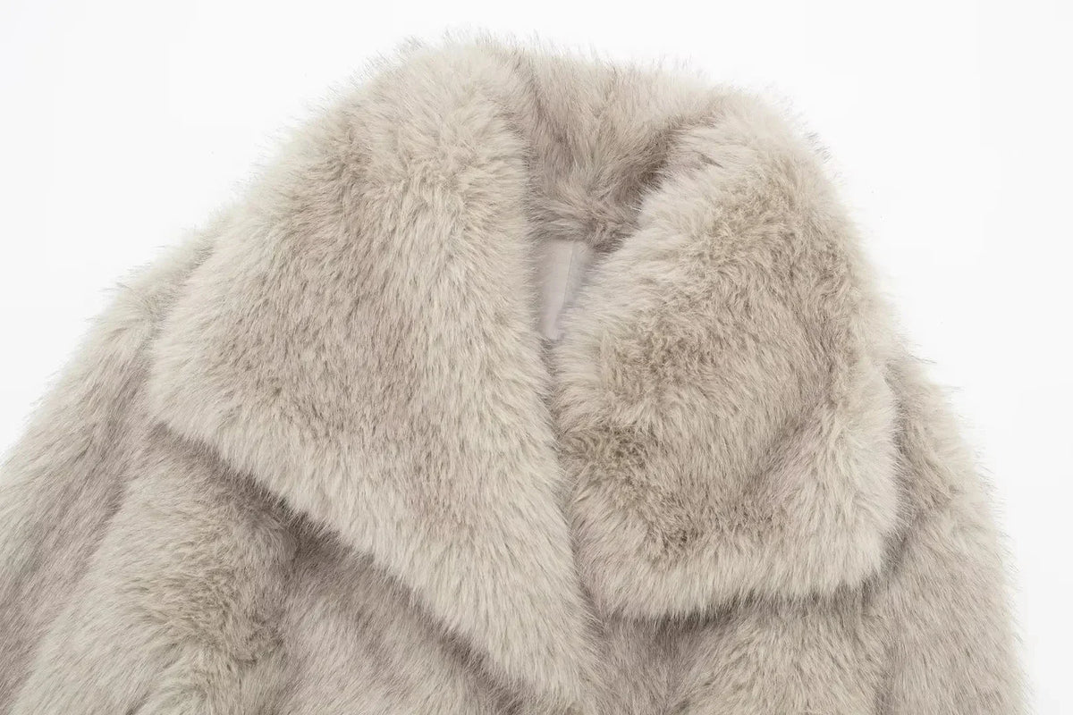 Ivory Chic Fur Jacket