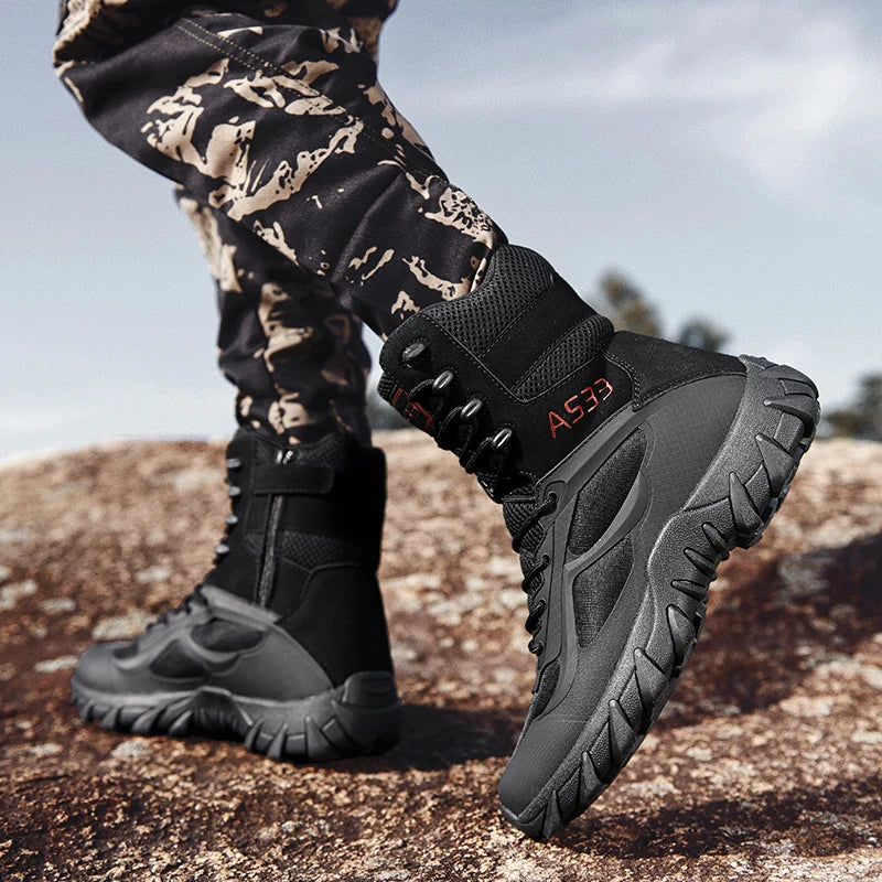 Desert Raider High-Top Combat Boots