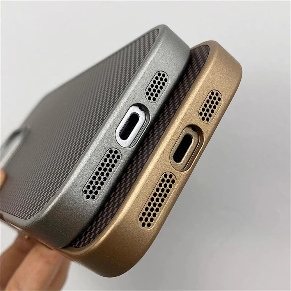 Luxury Carbon Fiber iPhone Case