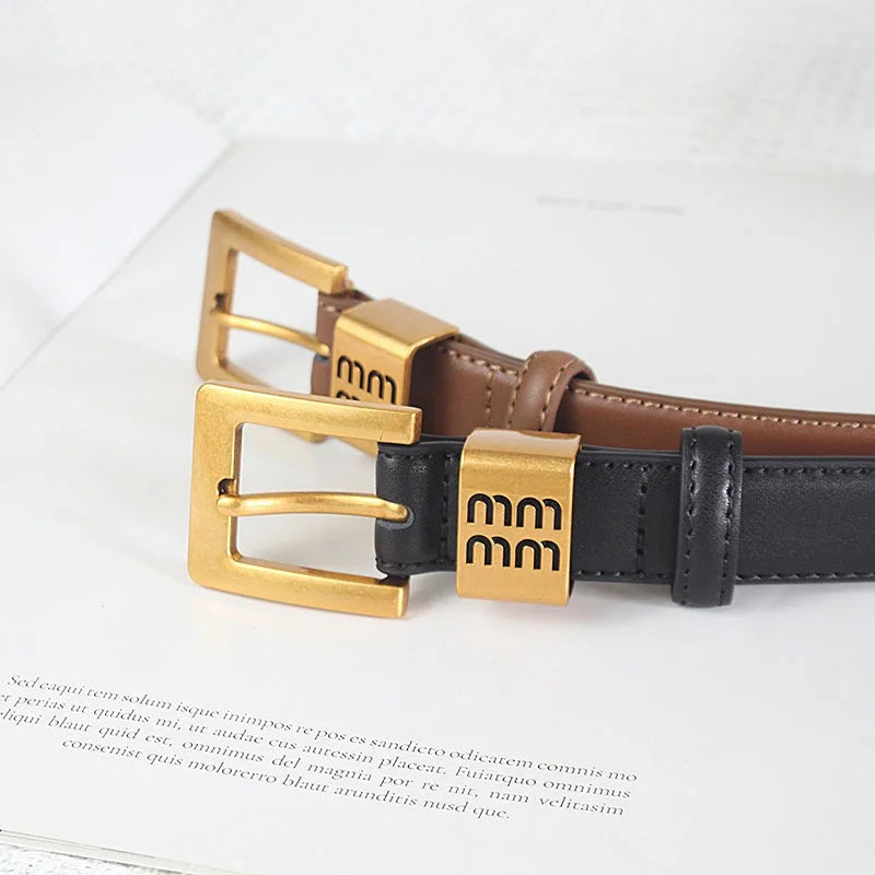 Sable Form Leather Belt