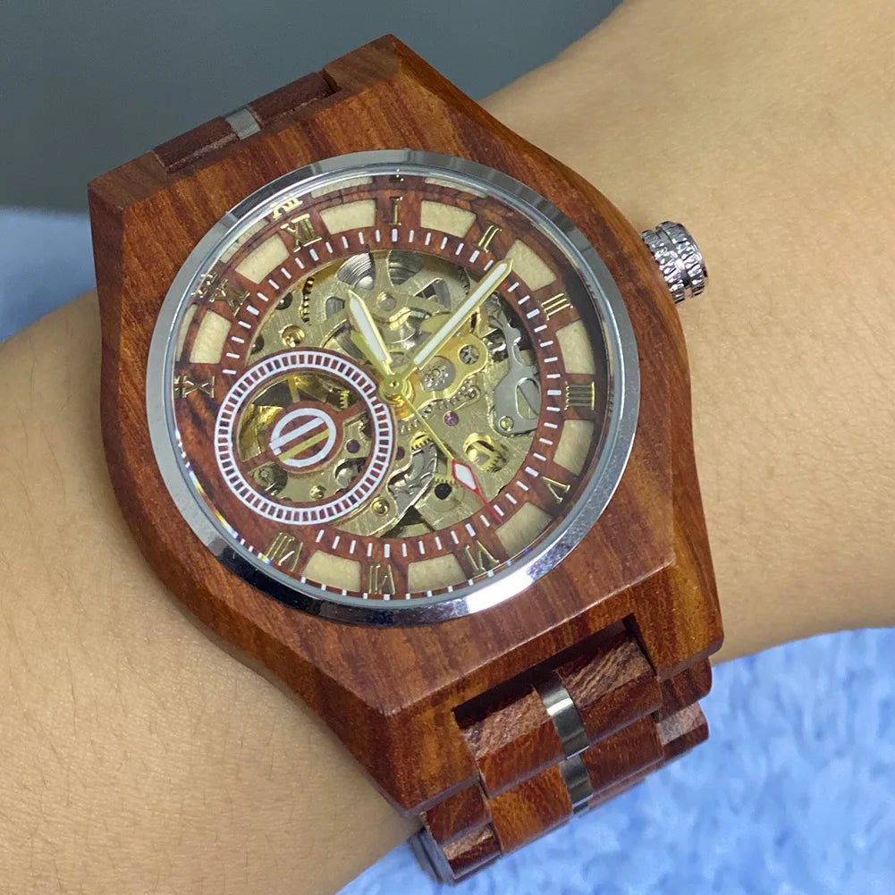 Vintage Timber Timepiece