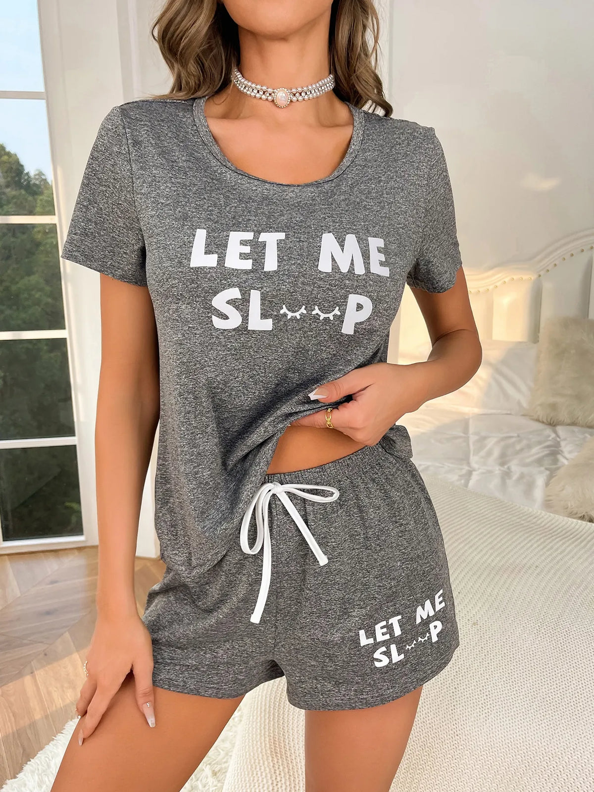 Let Me Sleep Pajama Set